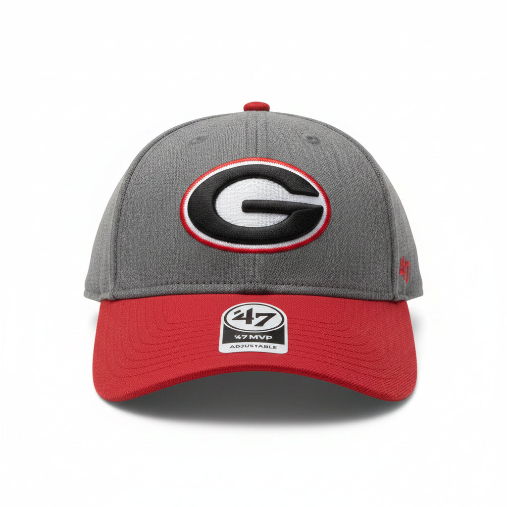 47 Brand GEORGIA BULLDOGS MVP Hat Charcoal 47 Brand