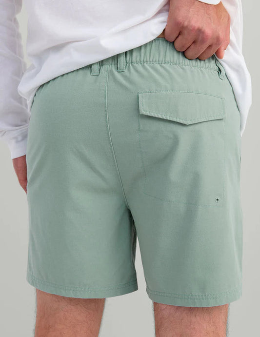 Huk Shoreside Shorts Silver Blue Huk