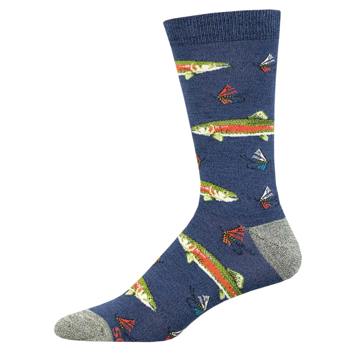 Sock Smith Stout Trout Navy Heather Socks Sock Smith
