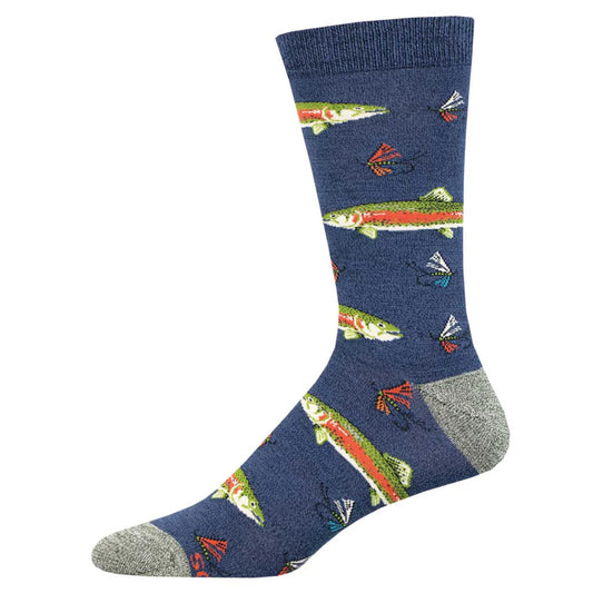 Sock Smith Stout Trout Navy Heather Socks Sock Smith