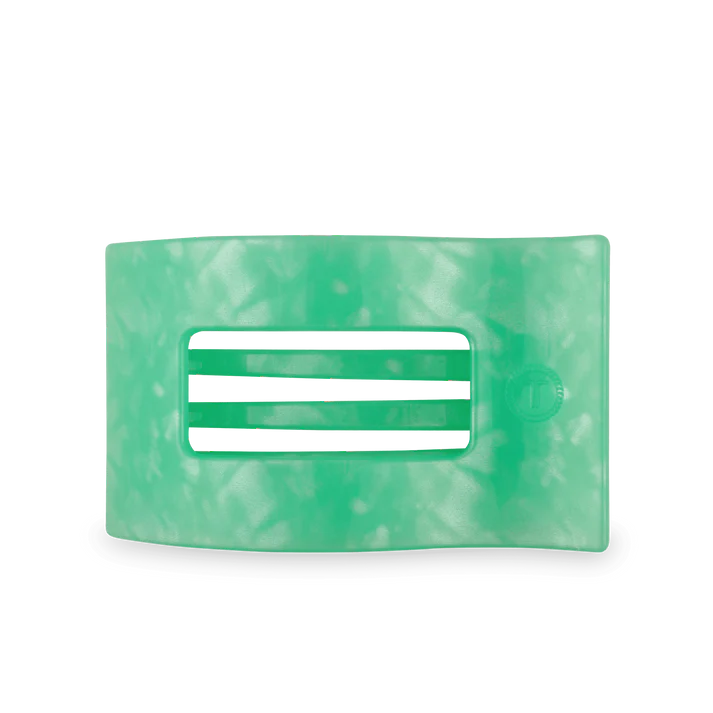 Teleties Rectangle Hair Clip Large Spring Splash Teleties