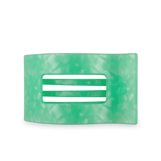 Teleties Rectangle Hair Clip Large Spring Splash Teleties