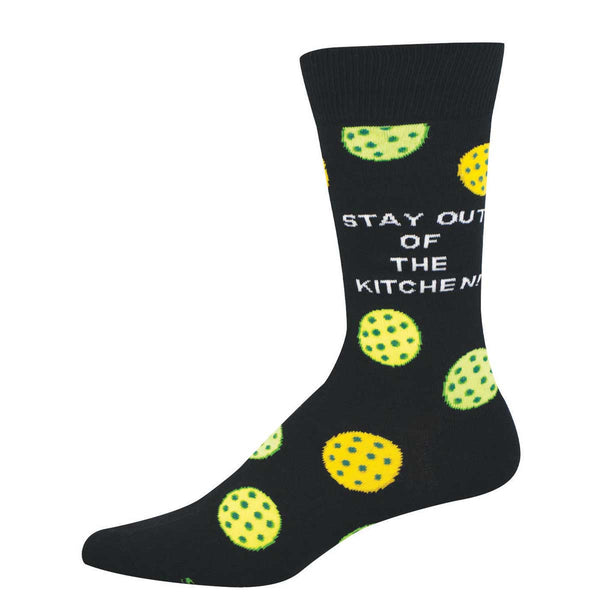 Sock Smith Stay Out Of The Kitchen Cotton Crew Socks Sock Smith