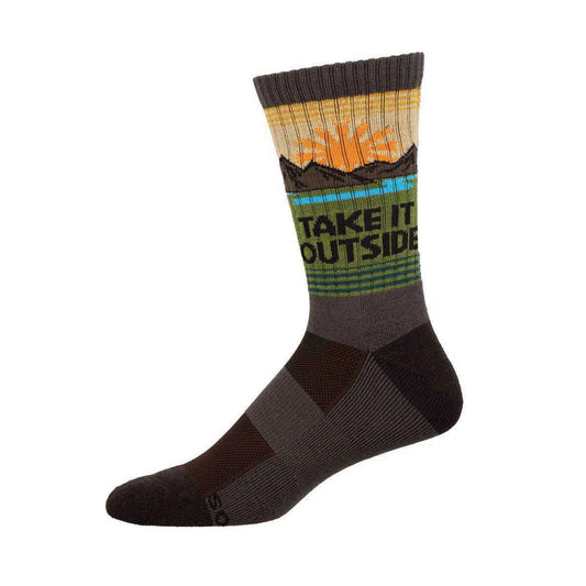 Sock Smith Take Outside Green Socks Sock Smith