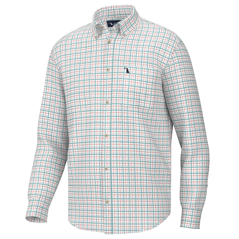 Local Boy Taylor Dress Teal/Mauve/Navy Local Boy Outfitters