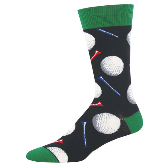 Sock Smith Tee It Up Black Socks Sock Smith