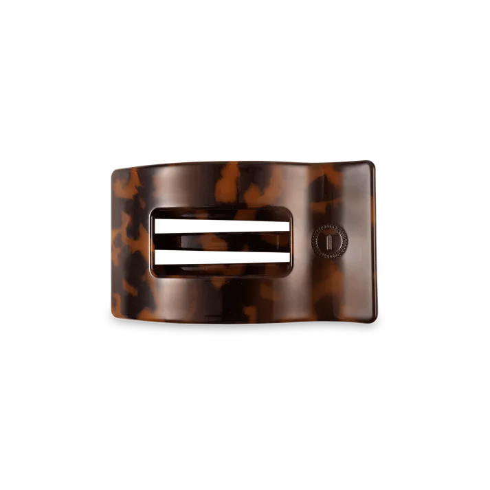Teleties Rectangle Tortoise Small Hair Clip