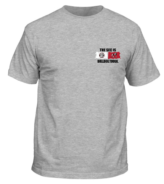 New World Graphics Men's Georgia Bulldogs Grey Toughest Team T-Shirt New World Graphics