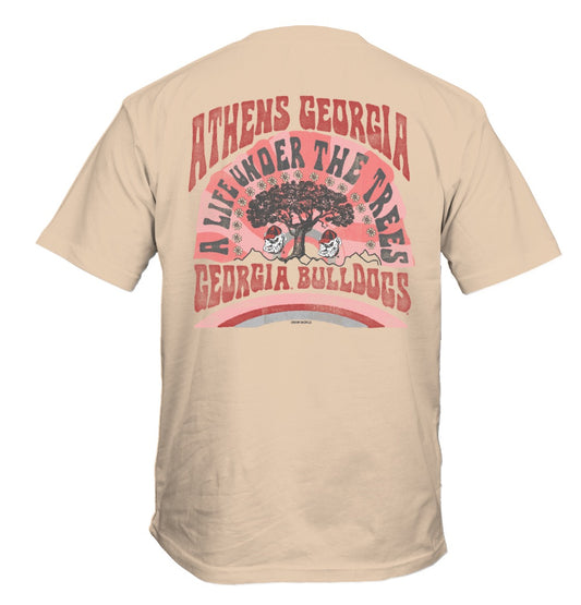 Georgia Bulldogs under the trees short sleeve shirt ivory