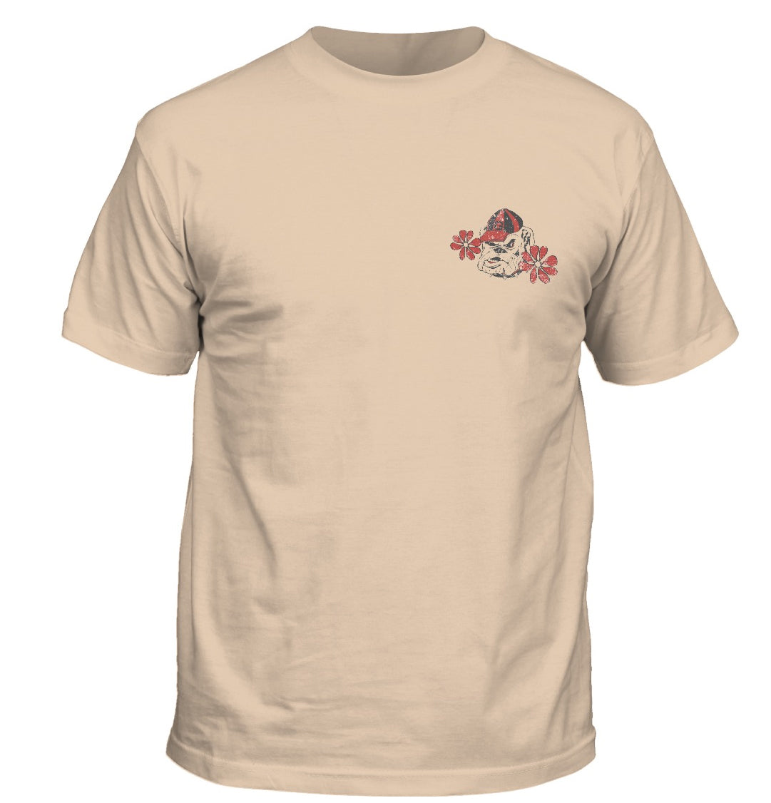 Georgia Bulldogs under the trees short sleeve shirt ivory