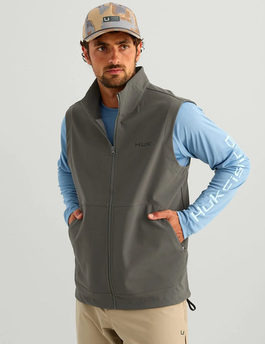 Huk Breaker Vest Dark Shadow etcoutfitters