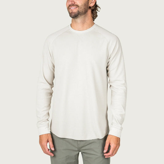 Marsh Wear Surfside Waffle Knit Shirt Pelican Heather
