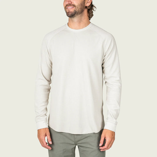 Marsh Wear Surfside Waffle Knit Shirt Pelican Heather