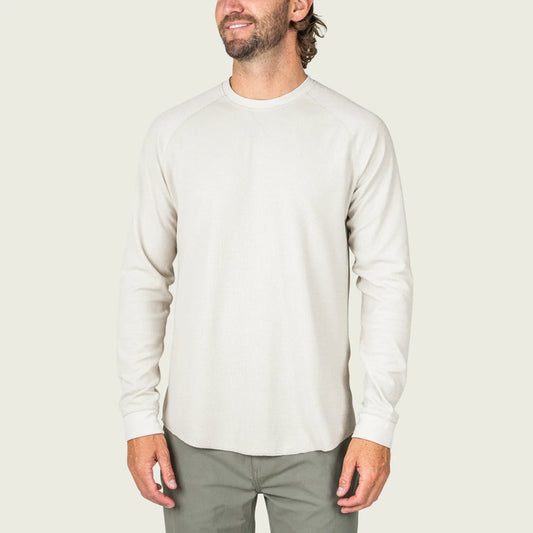 Marsh Wear Surfside Waffle Knit Shirt Pelican Heather Marsh Wear