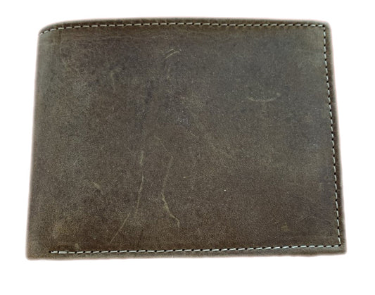 Genuine Leather Wallet Trifold Genuine Leather