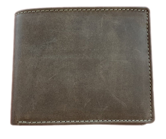 Genuine Leather Wallet Trifold Genuine Leather