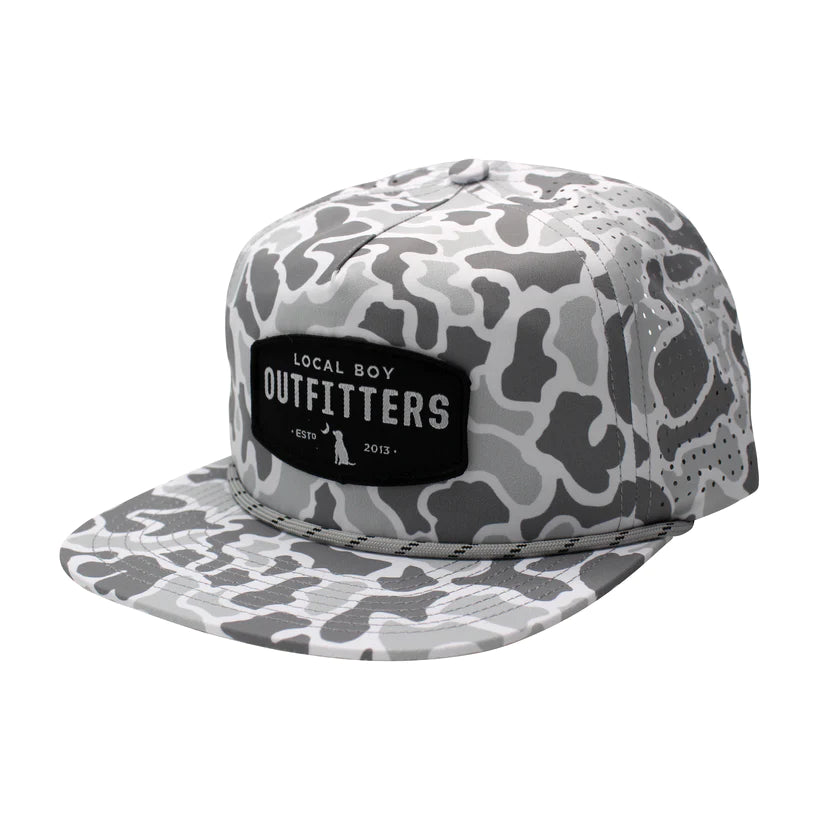 Local Boy Woven Patch Hat Camo