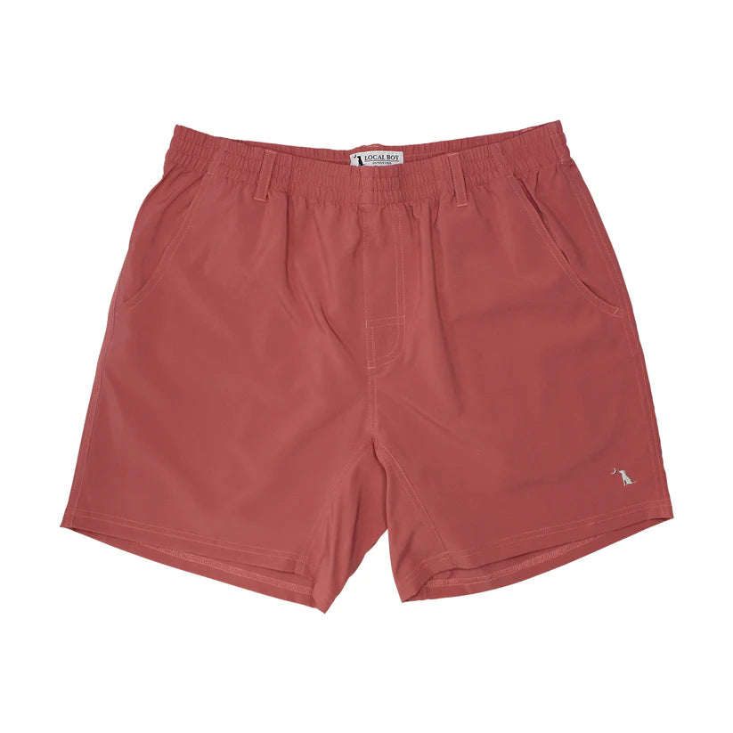Local Boy Volley Shorts Wine