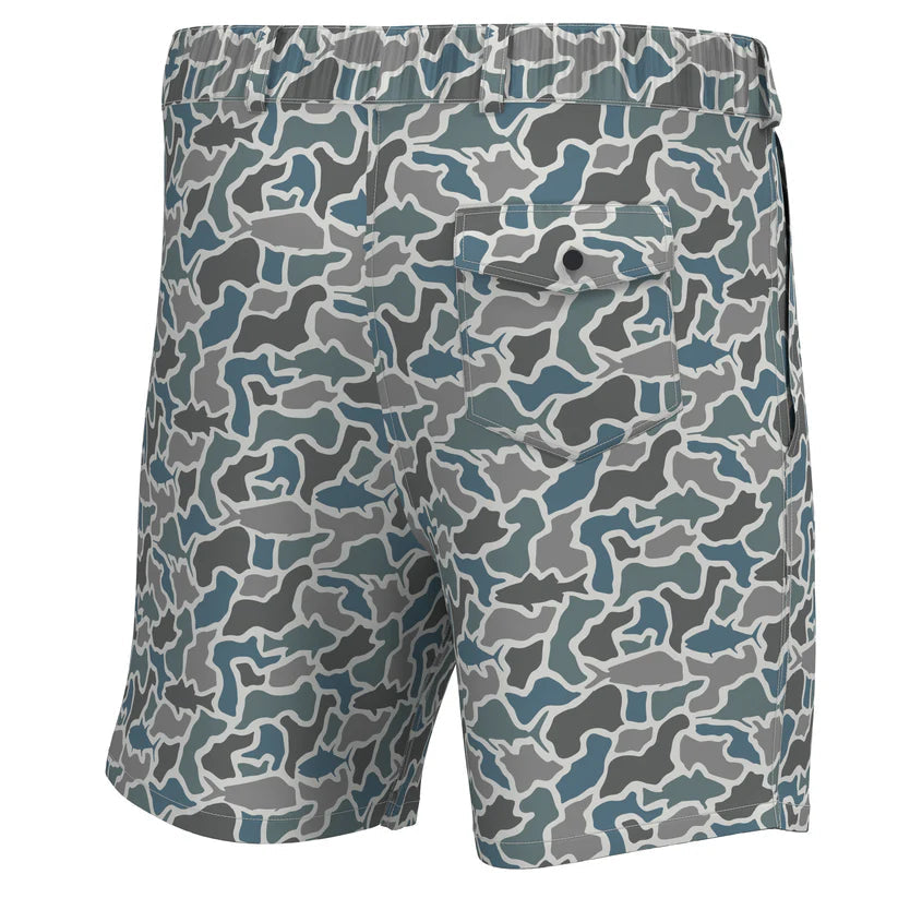 Local Boy Youth Volley Shorts Fish Camo Local Boy Outfitters