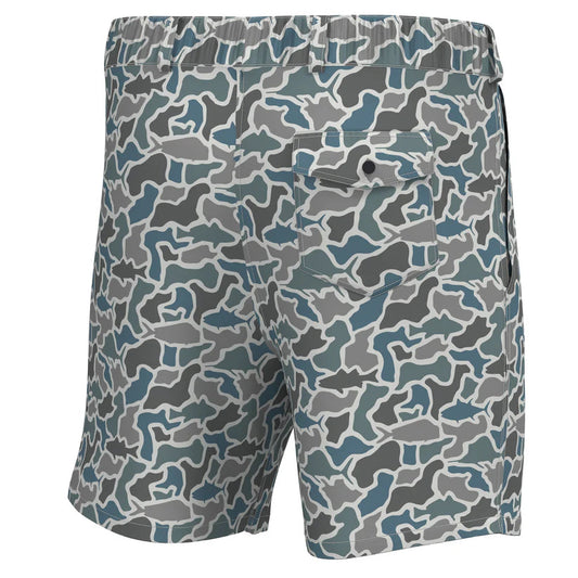 Local Boy Youth Volley Shorts Fish Camo Local Boy Outfitters