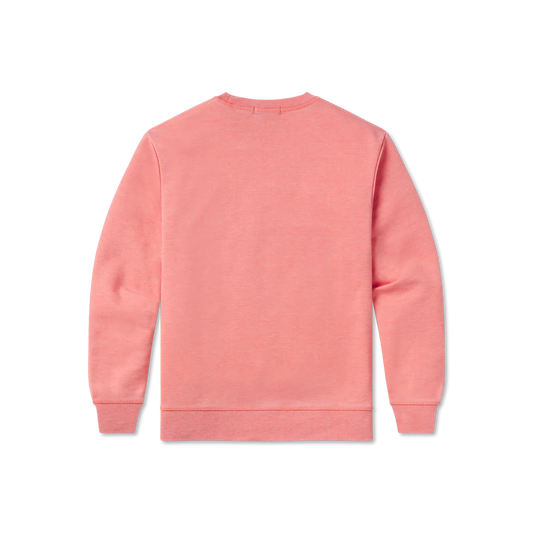 Southern Marsh Youth Hatteras SEAWASH Sweatshirt Coral Southern Marsh