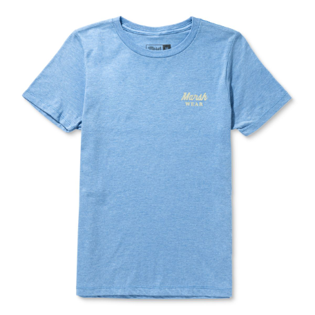 Marsh Wear Youth Heritage Lab Shirt Light Blue Heather Marsh Wear