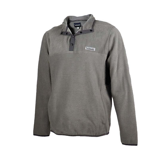 Local boy youth snap pullover Grey