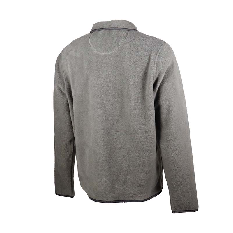 Local boy youth snap pullover Grey