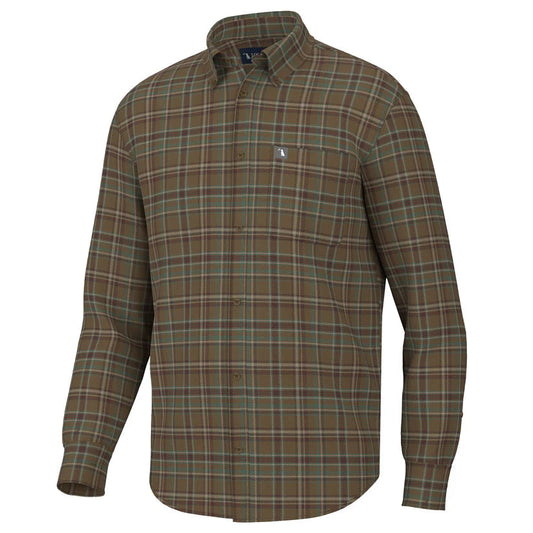 Local Boy Zeigler Stretch Flannel Rust, Red, Green Local Boy Outfitters
