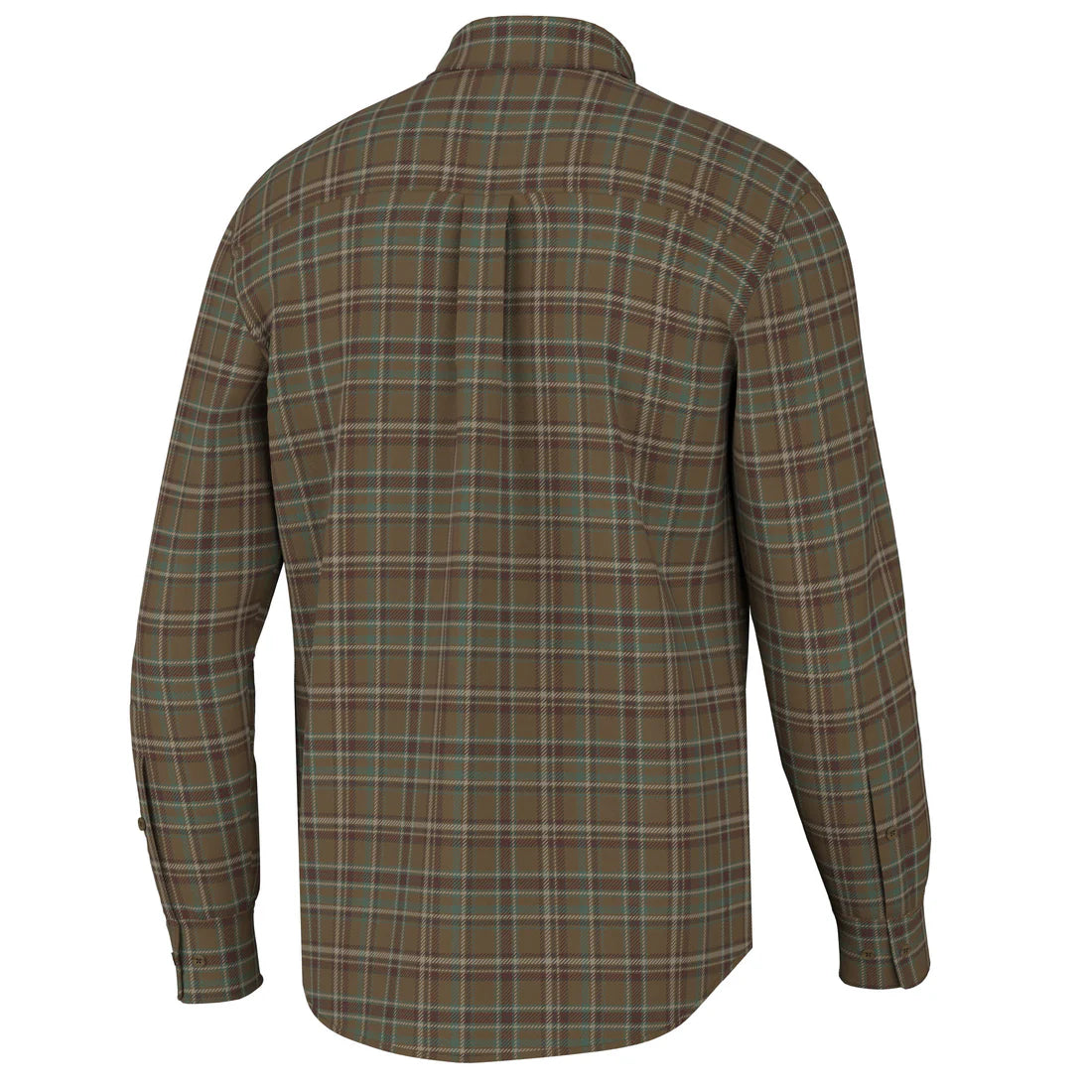Local Boy Zeigler Stretch Flannel Rust, Red, Green Local Boy Outfitters