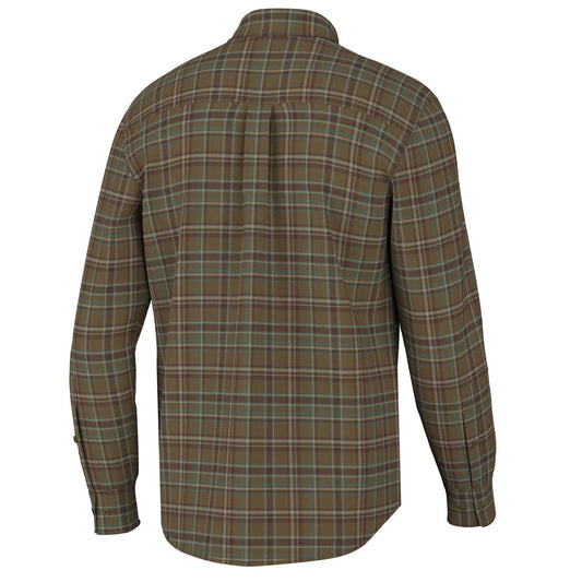 Local Boy Zeigler Stretch Flannel Rust, Red, Green Local Boy Outfitters