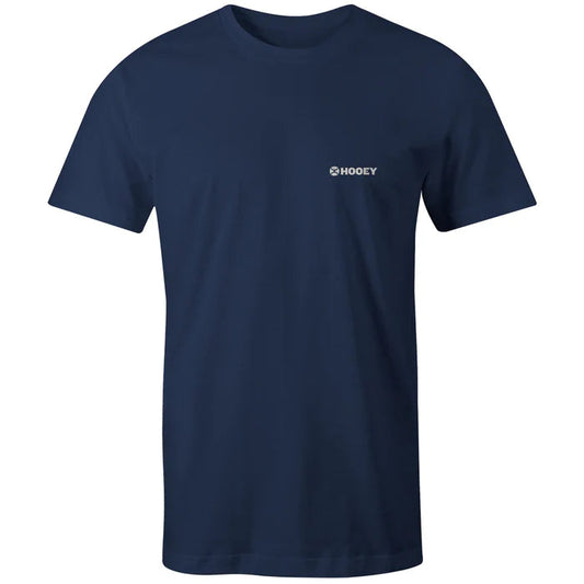Hooey "ZENITH" NAVY W/MULTI COLOR PATTERN T-SHIRT Hooey