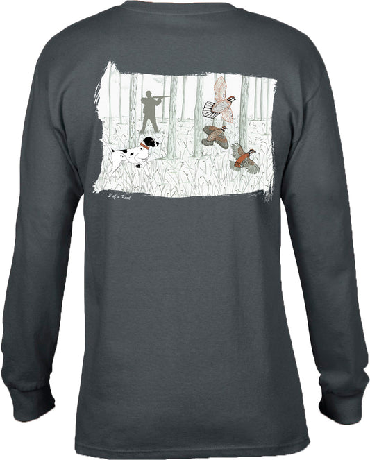 Society '91 3 of a Kind Long Sleeve Grey Tee Society 91