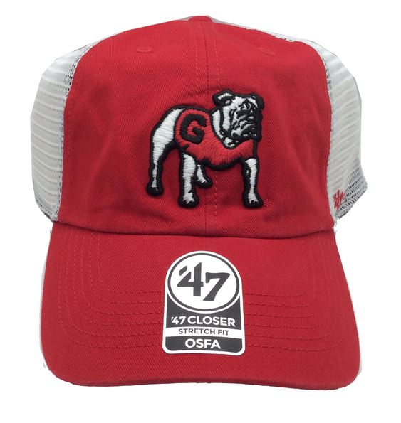 47 Brand Red/White Standing Dog Hat