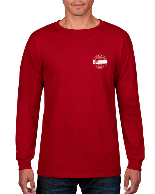 Society '91 54-55 Duckstamp Long Sleeve Tee Red