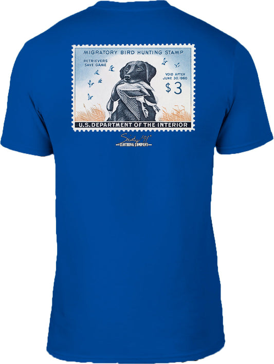 Society '91 59-60 Duck Stamp Short Sleeve Tee Blue Society 91