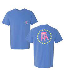 Barstool Sports Stool and Stars Pocket Tee Blue Barstool Sports