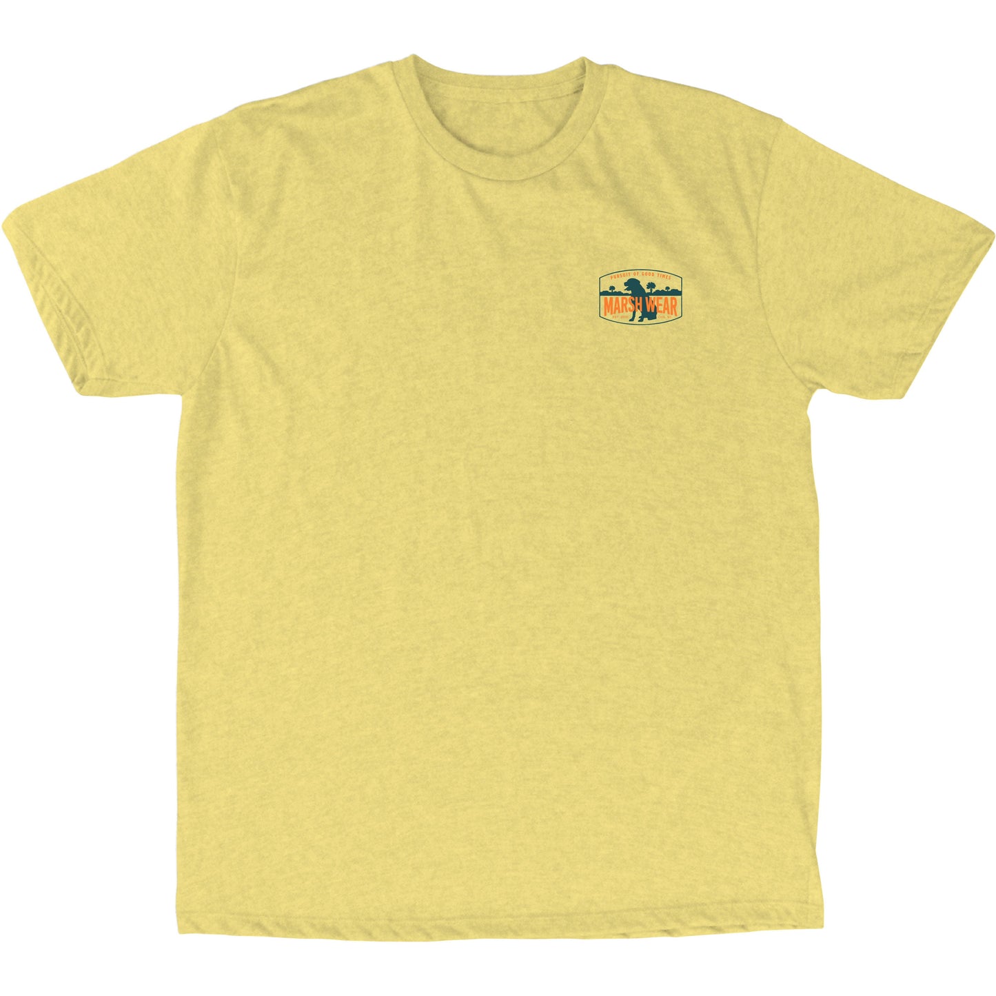 Marsh Wear Youth Dog Patch Shirt - Lemon Heather Marsh Wear