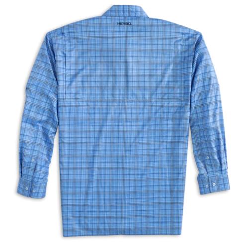 Heybo The Beaufort Plaid Long Sleeve Azure/Navy Heybo