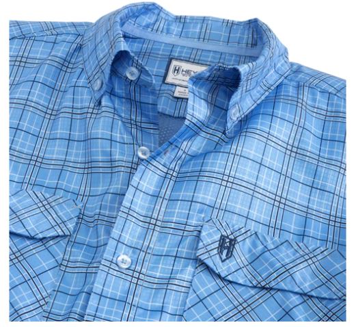 Heybo The Beaufort Plaid Long Sleeve Azure/Navy Heybo