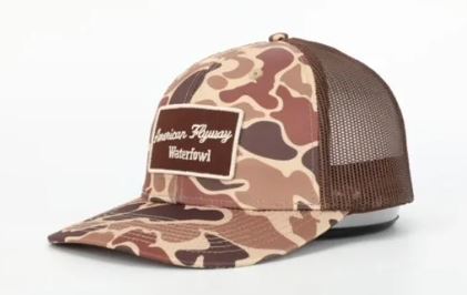AFW Outdoors Brown Old School AFW Style w/ Brown Patch and Brown Mesh Hat AFW Outdoors