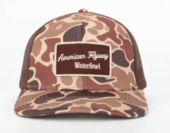 AFW Outdoors Brown Old School AFW Style w/ Brown Patch and Brown Mesh Hat AFW Outdoors