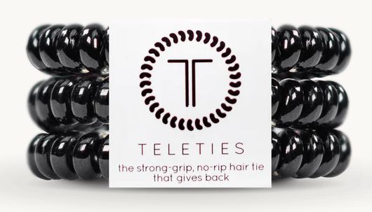 Teleties Jet Black Small Teleties