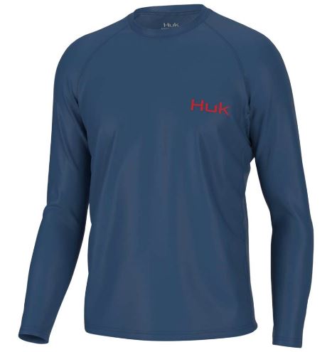 Huk KC Flag Fish Pursuit Blue Huk