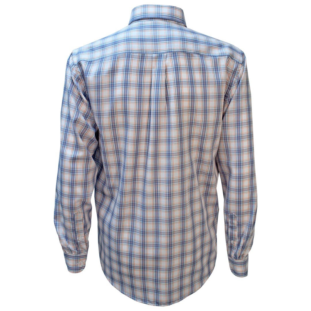 Local Boy Evans Dress Shirt Salmon/Slate/Grey Local Boy Outfitters