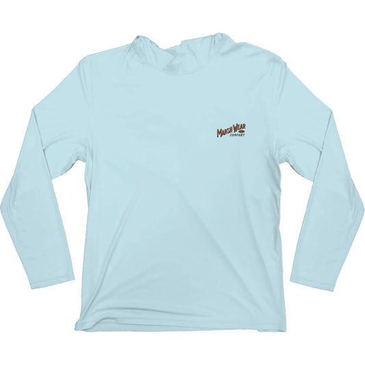 Marsh Wear Skiff HD Hoodie - Light Blue