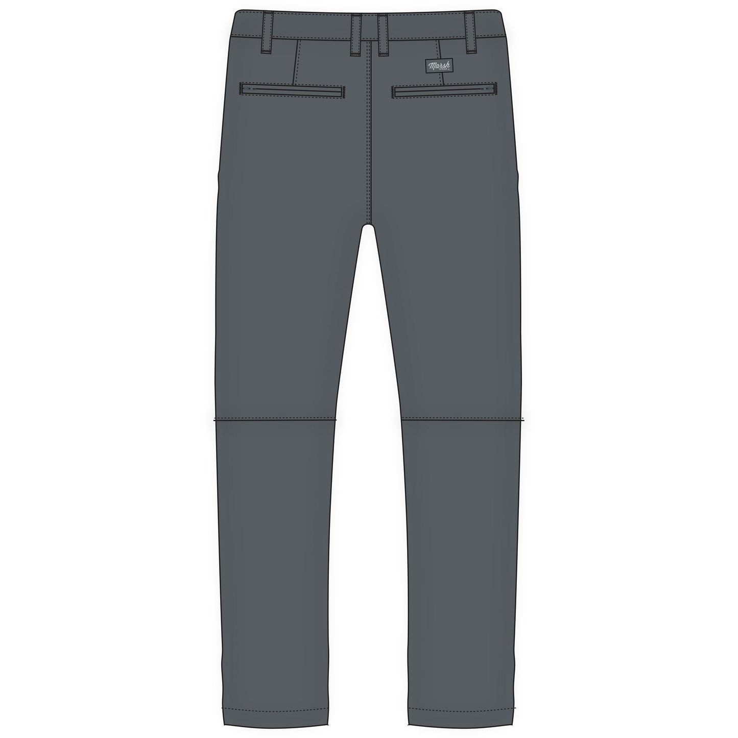 Marsh Wear Prime Vintage Pants - Charcoal