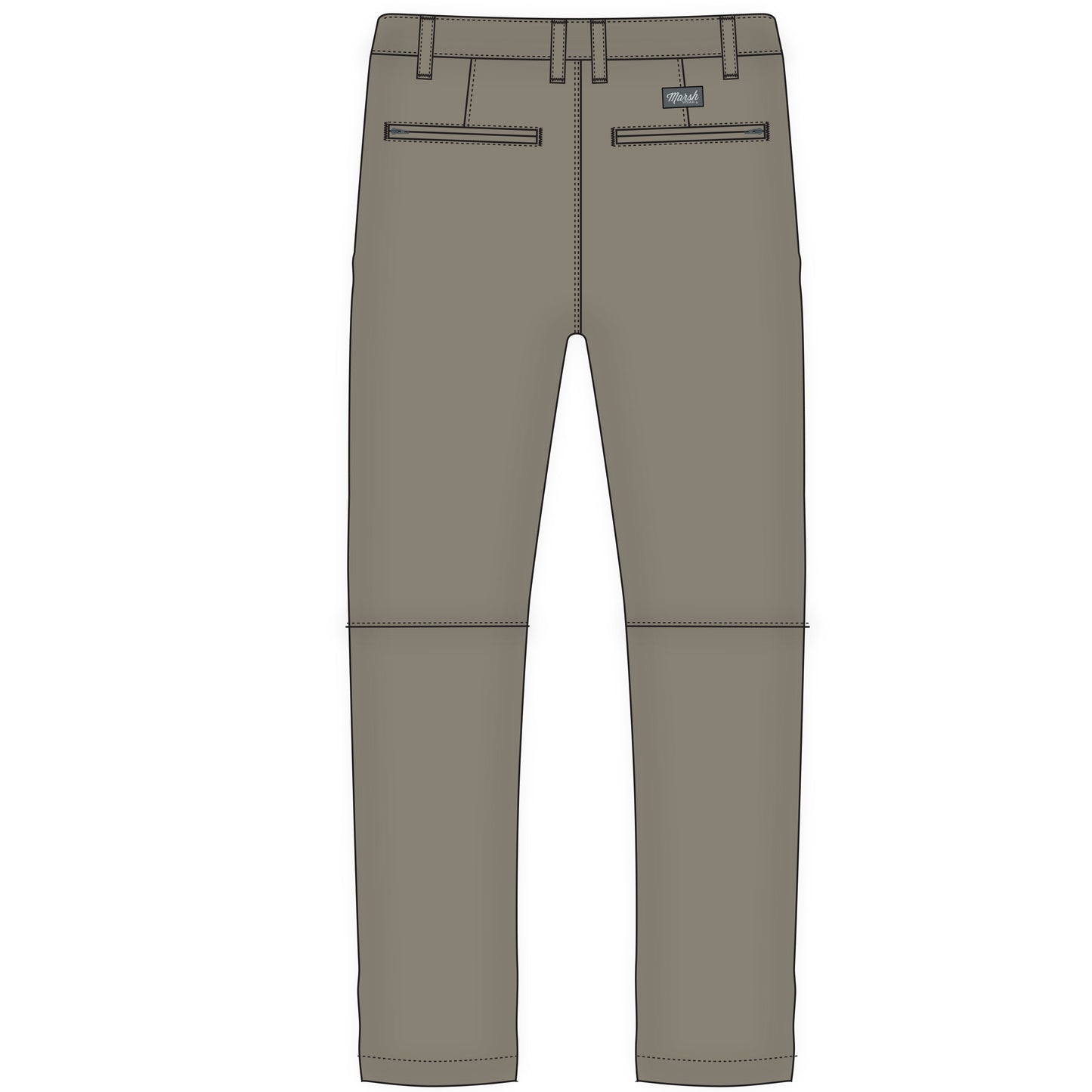 Marsh Wear Prime Vintage Pants - Rock