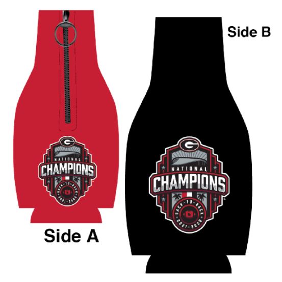 Georgia Bulldogs National Champs 22 Home and Away Bottle Coozie Jaymac