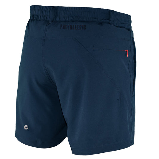 Meripex 8" Navy Blue Freeballer Sports Shorts Meripex Apparel